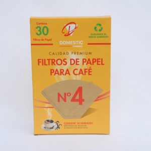 FILTRO DE PAPEL P/CAFE Nº 4 X 30,cafe cumbal, escuela café cumbal, cumbal café