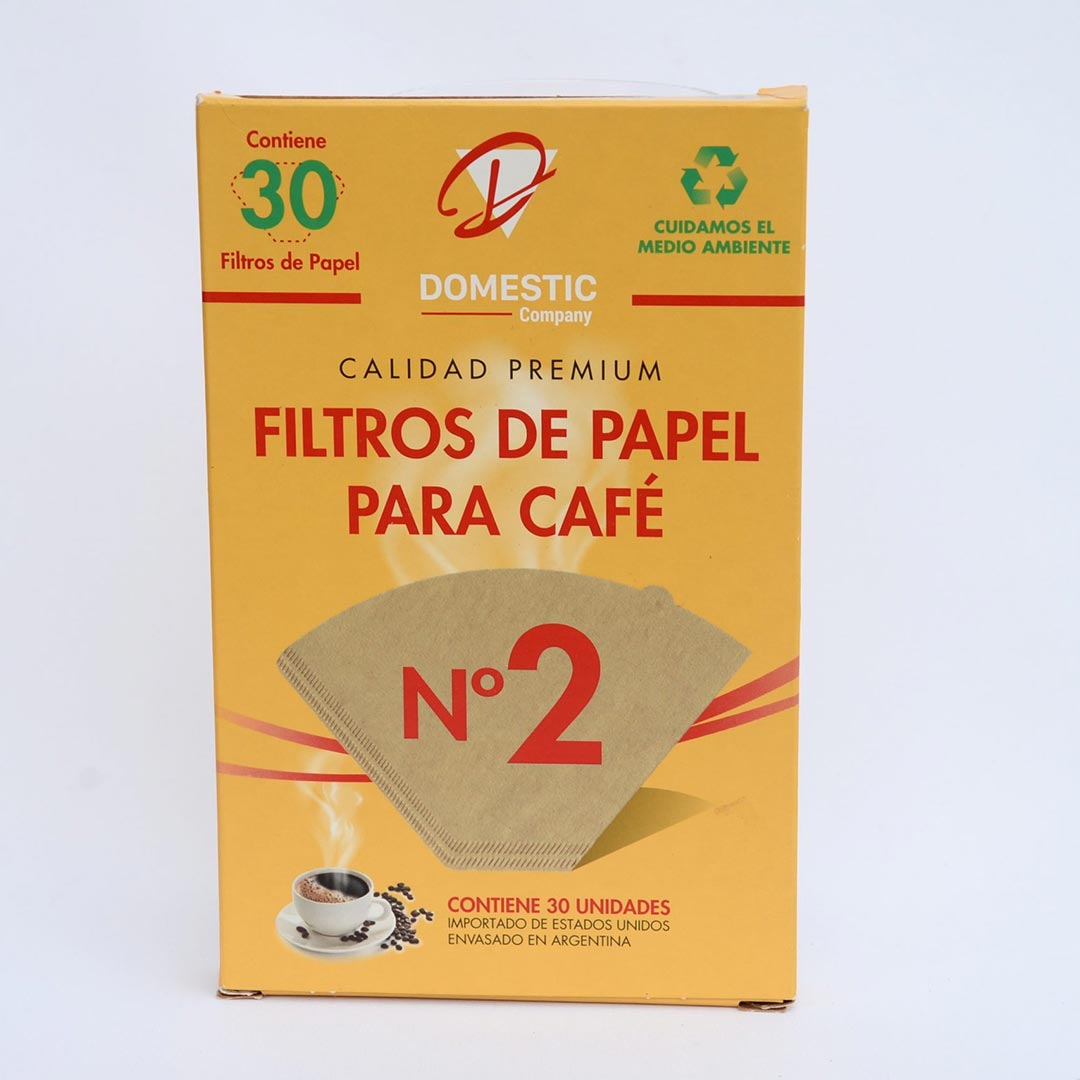 Filtro de papel para café N° 2 x 30 - Café Cumbal