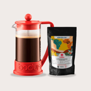 combo bodum brazil + café esmeralda brasil, café cumbal, café argentina, promo combo café, café combo cumbal, cumbal combo