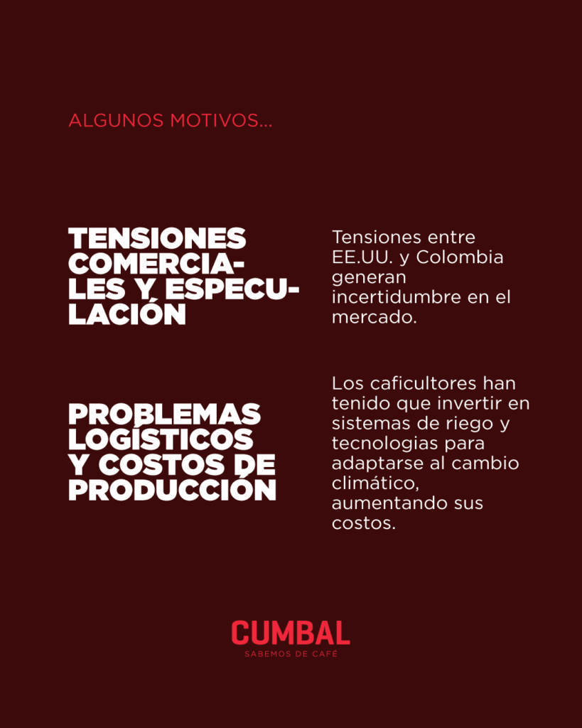 café cumbal, precio del café a nivel mundial, valor del café