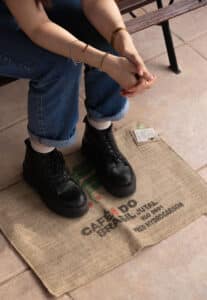 alfombra de yute, café cumbal