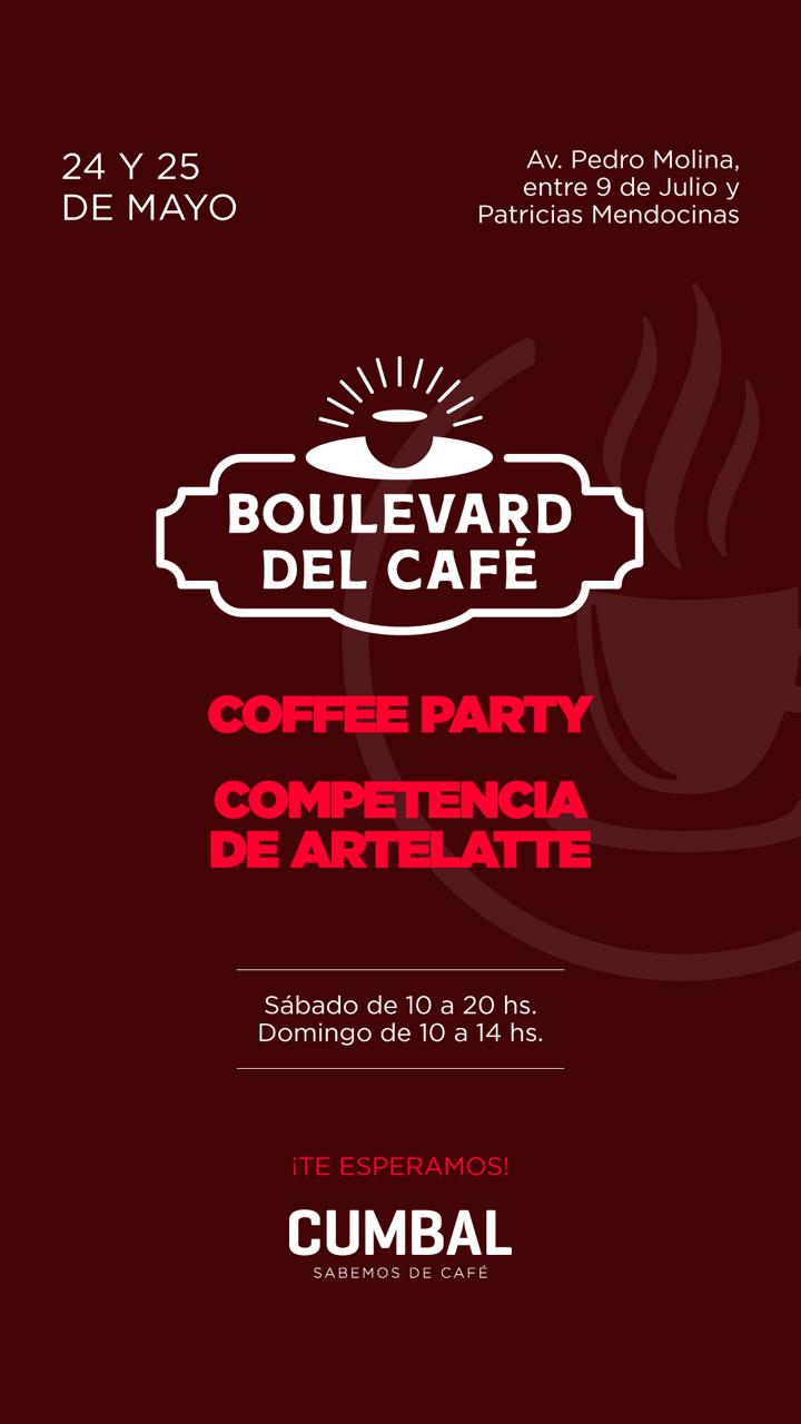 boulevard del café, café cumbal, mendoza, argentina, 2025