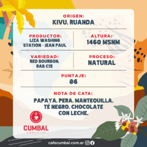 Café Finca Liza Washing Station - Jean Paul RUANDA, café cumbal