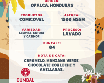 Café Finca Comicovel HONDURAS, café cumbal